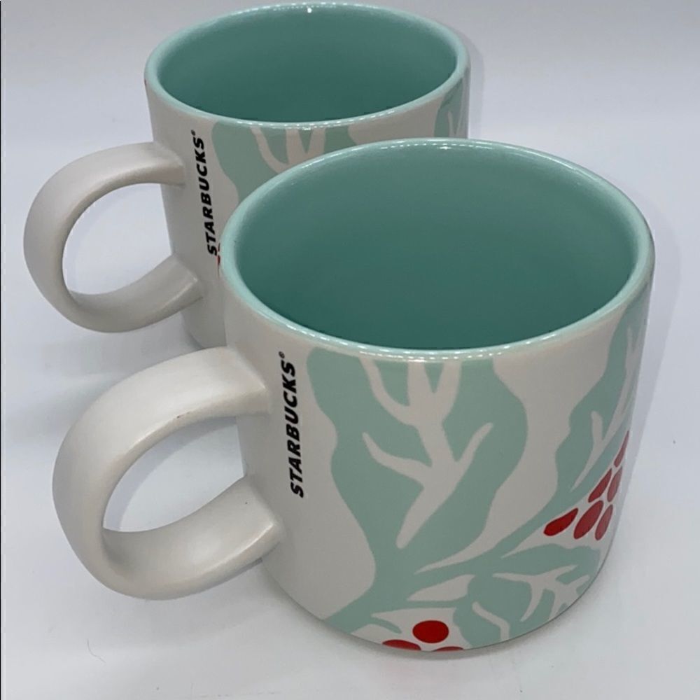 Starbucks Two Floral Mugs Set - Picture 4 of 6